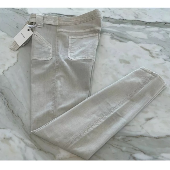 MOTHER THE LOOKER OATMEAL JEAN PANTS SIZE 28 NWTS! - Picture 5 of 13